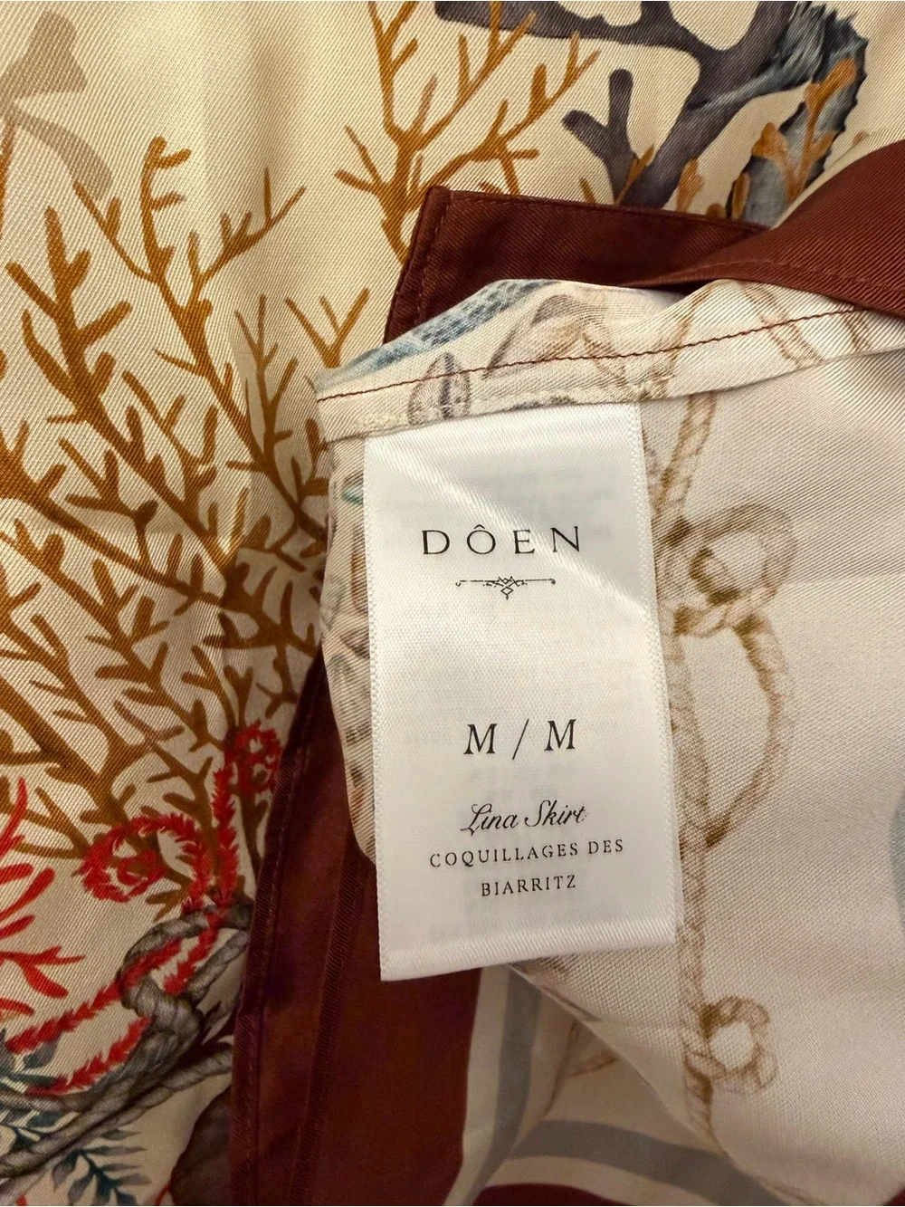Doen Lina skirt in Coquiliages Des Biarritz